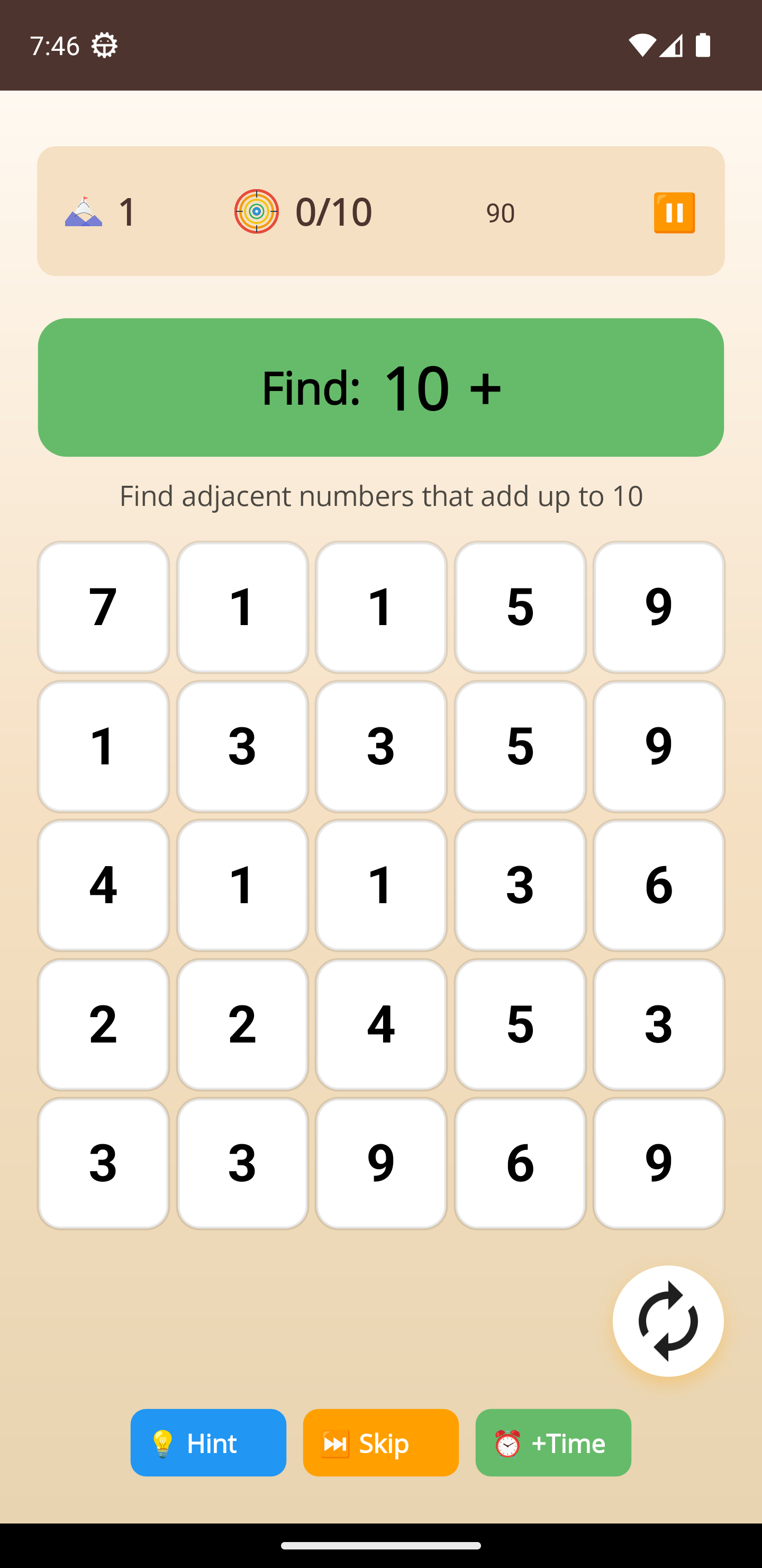 Math IQ Booster gameplay screenshot